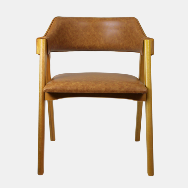 cadeira viena mel facto premium caramelo de frente jpg