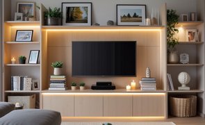 Como Decorar Rack de Sala com Painel